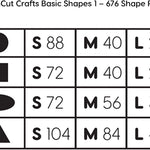 Craft punch shapes in bright primary colors—ideal for creative shapes crafts and DIY fun.