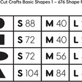 Craft punch shapes in bright primary colors—ideal for creative shapes crafts and DIY fun.