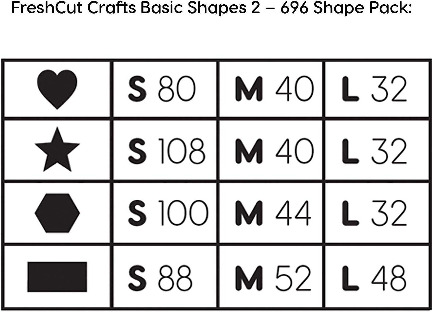 Craft punch shapes set with star shapes, heart shapes, and hexagon cutouts for creative crafting.