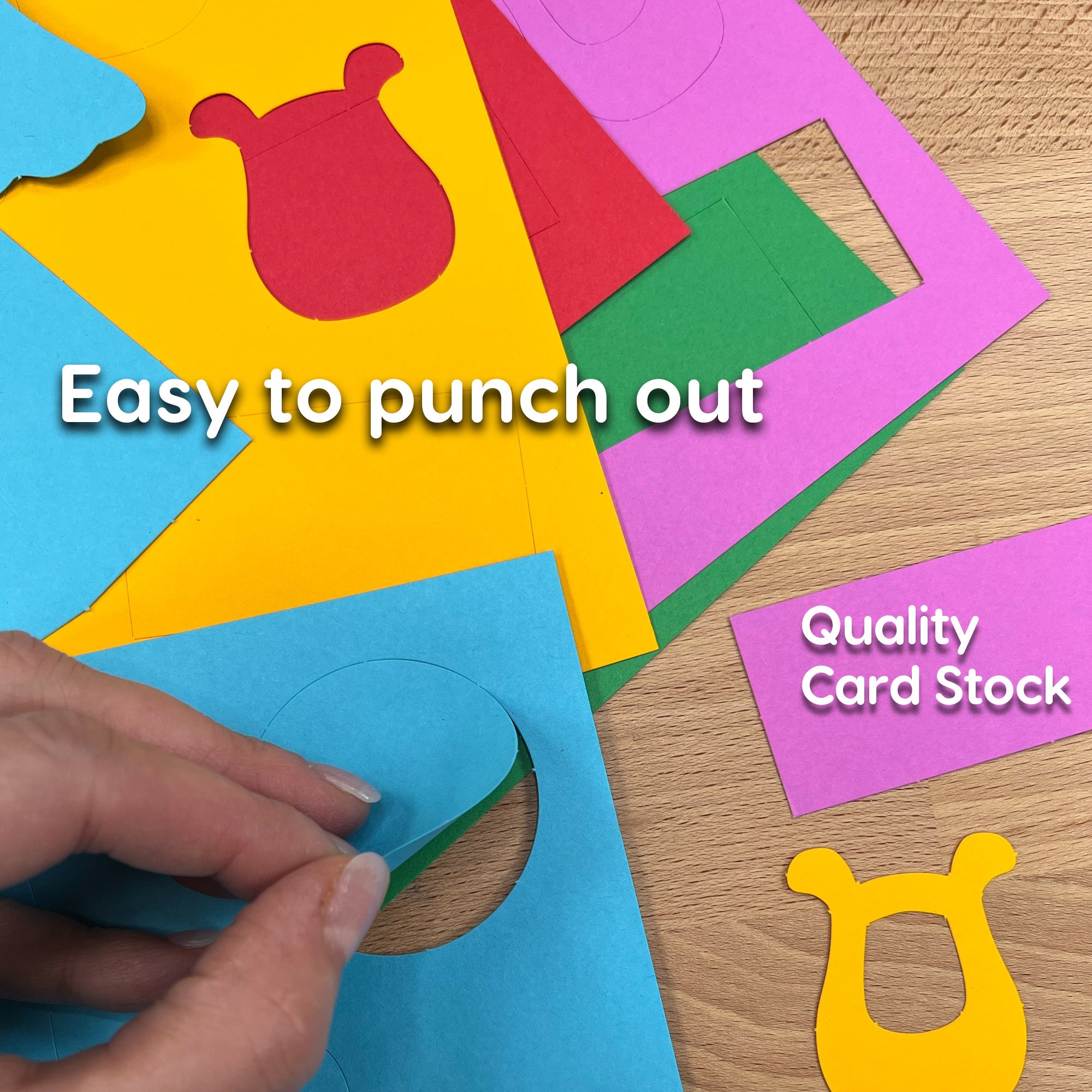 Holiday craft kit to create a beautiful paper angel—fun and mess-free!