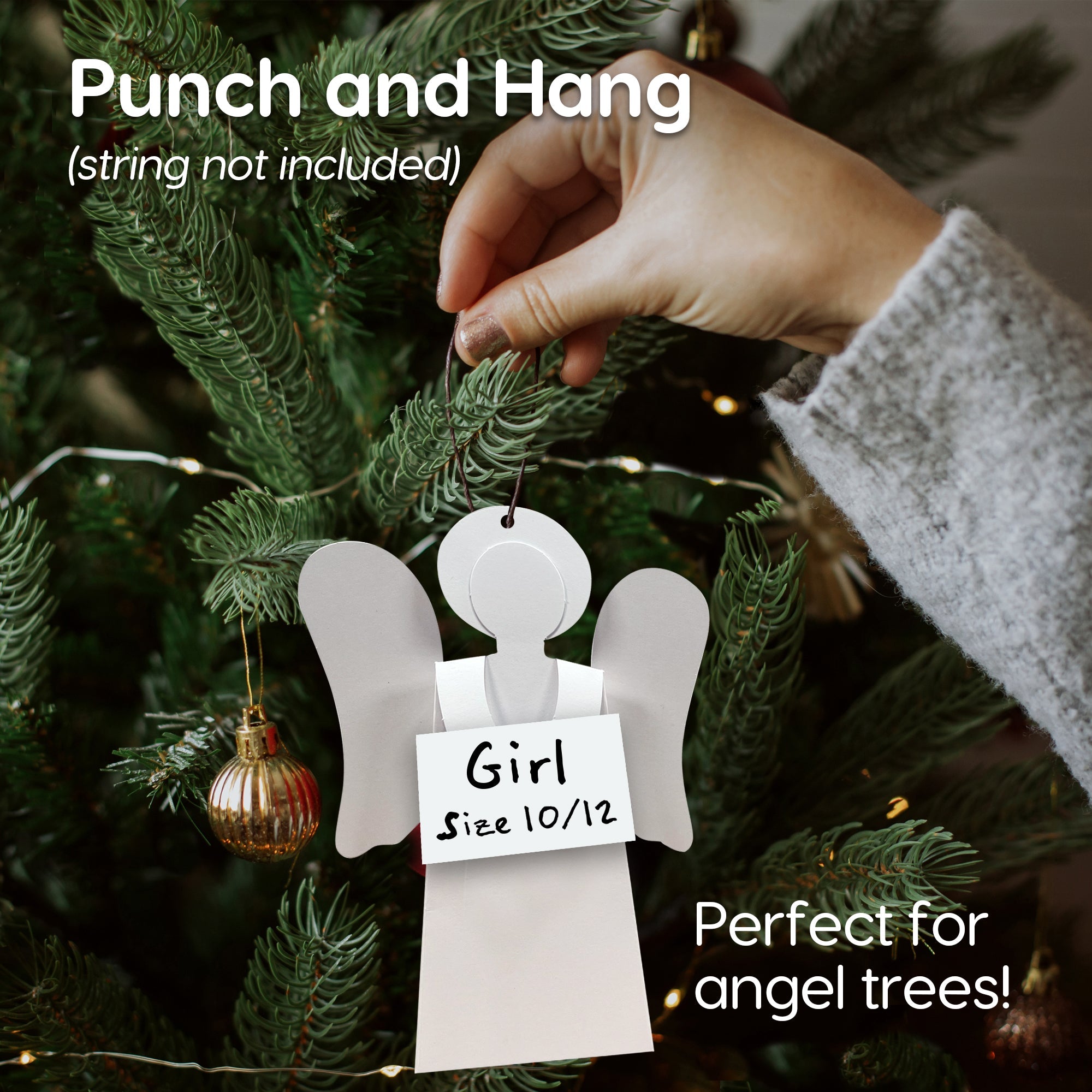 Fun and easy Christmas ornaments to make—angel craft kit for kids and adults.