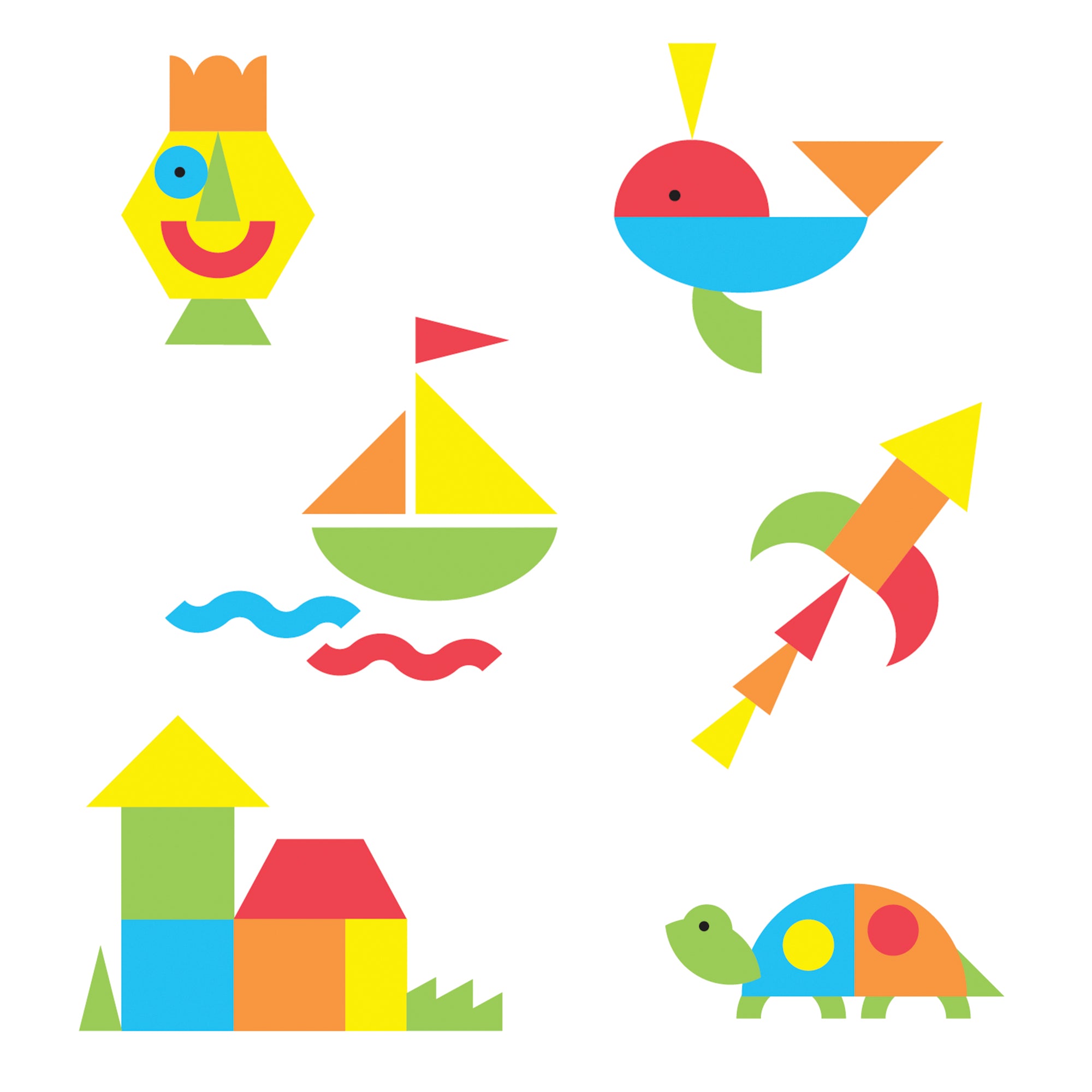 Shape art and craft pack—840 punch-out pieces for fun paper crafting and art patterns.