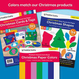 Colored cardstock and card stock paper for crafting, cutting, and decorating.