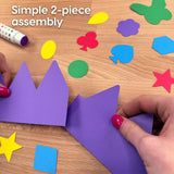Paper crown DIY kit—create your own craft crowns for birthday parties and special events.