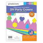 DIY craft kit for making paper crowns—perfect for birthday crafts and party craft ideas.