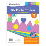 DIY craft kit for making paper crowns—perfect for birthday crafts and party craft ideas.