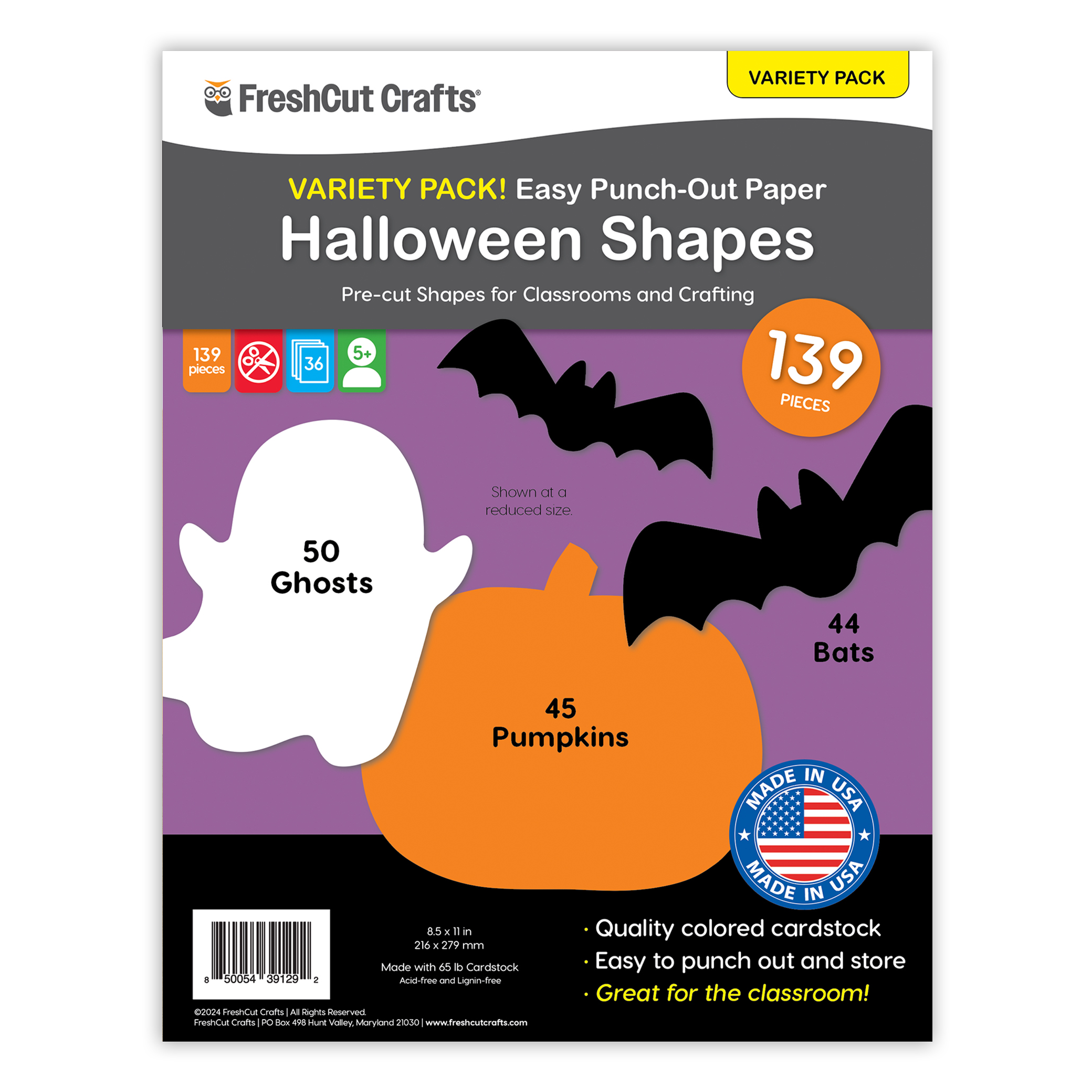 Halloween Shapes FreshCut Crafts