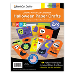Halloween shapes cutouts for DIY crafts—create fun Halloween paper projects and spooky decorations.
