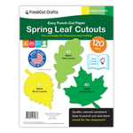 DIY spring crafts with leaf paper cutouts—create spring-themed decorations and art projects with easy-to-use cutout leaves.