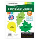 DIY spring crafts with leaf paper cutouts—create spring-themed decorations and art projects with easy-to-use cutout leaves.
