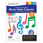 Multicolor music notes—paper cutouts featuring vibrant music notes and symbols, perfect for creative projects and learning music symbols.