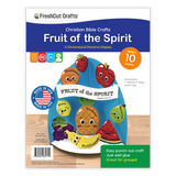Fruit of the Spirit craft kit—create 3-D Bible crafts for preschoolers with this easy Christian arts and crafts set.
