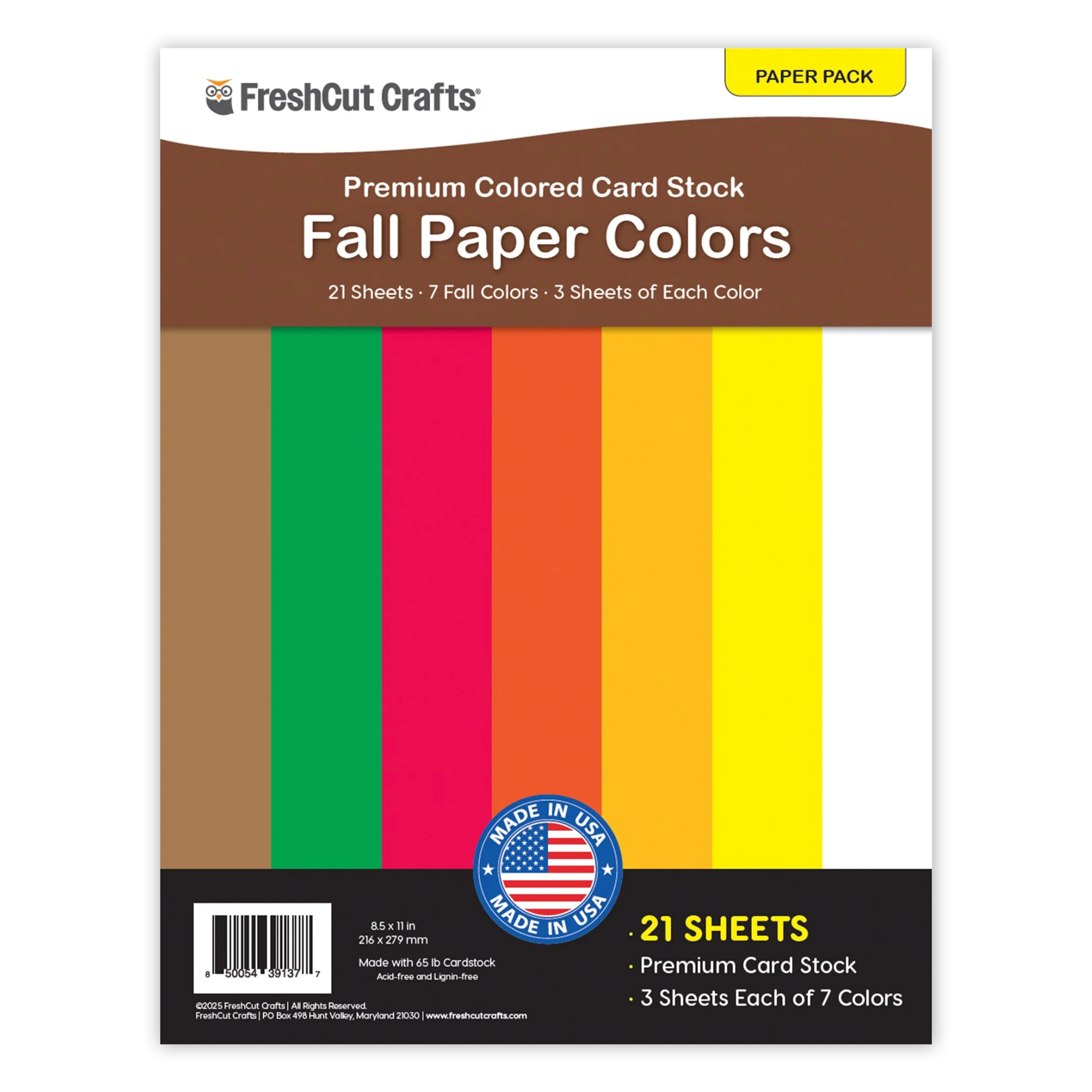 FreshCut Paper packs with vibrant colored cardstock—perfect for paper crafts and DIY projects.
