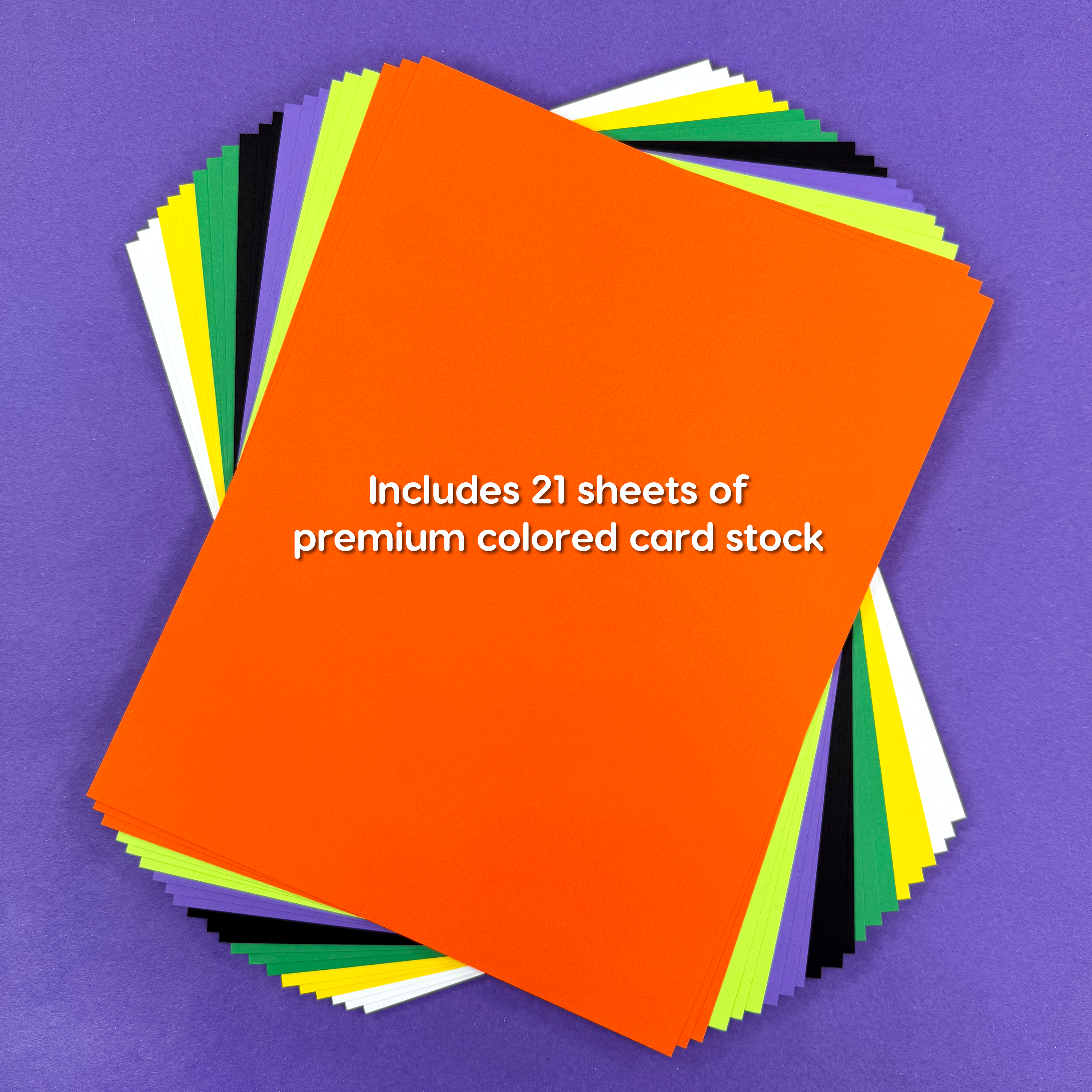 Card stock paper in assorted colors for crafting ideas with paper, scrapbooking, and more.