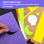 Halloween cutouts for crafts—design your own Halloween crafts, gift bags, and Halloween activities with these fun shapes.