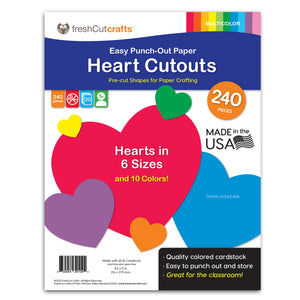 Hearts MULTICOLOR Cutouts