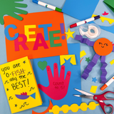 Paper and cardstock sheets in bright colors—great for DIY paper craft projects and creative designs.