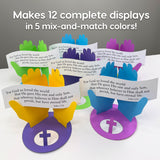 Bible crafting for children—John 3:16 verse craft, perfect for Bible crafts for preschoolers and Christian arts and crafts.