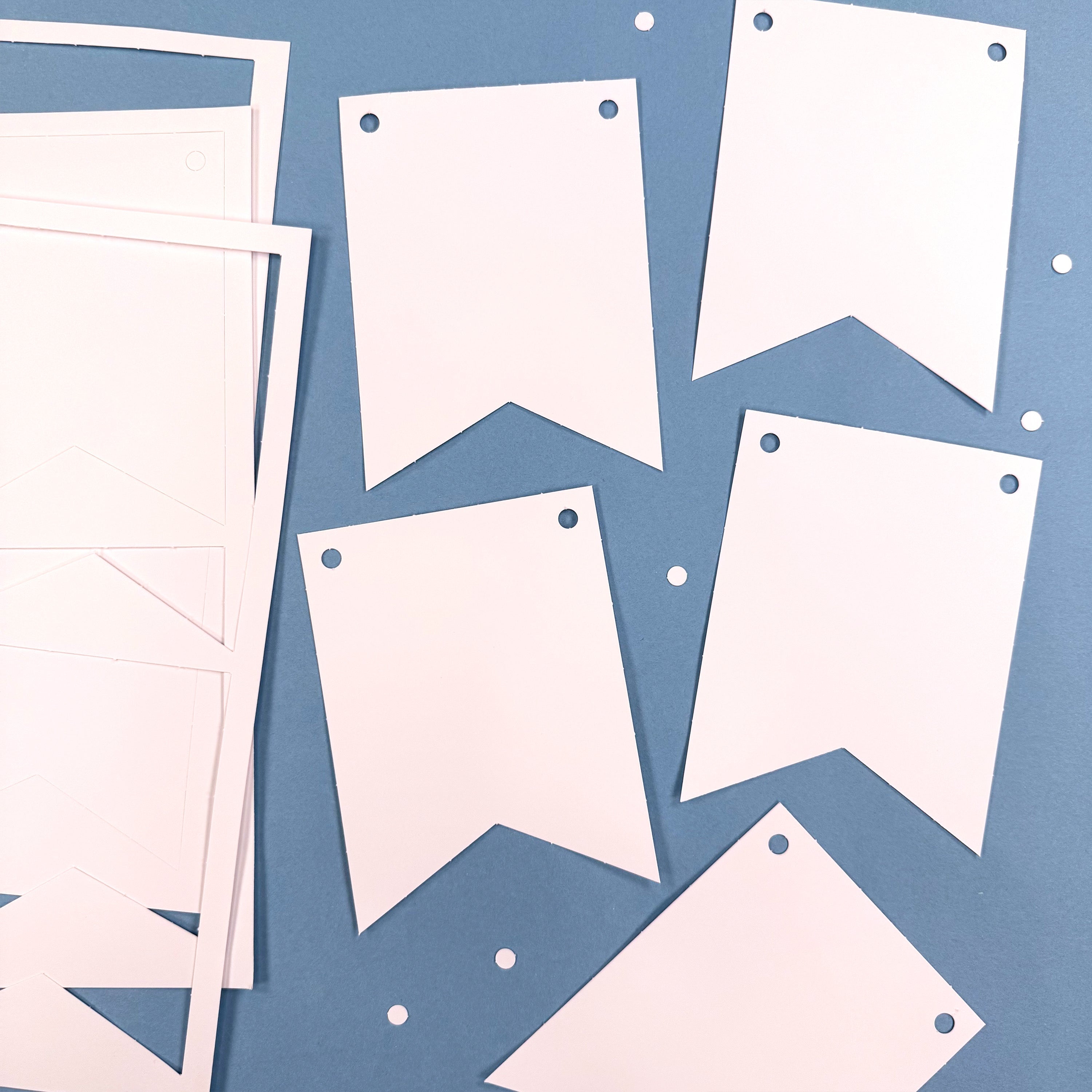 FreshCut’s large DIY banner flags—ideal for crafting your own birthday party banners, custom decorations, and DIY flag designs.