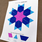 Shapes crafts for kids—882 pieces of pattern block shapes, great for creating projects, learning shapes, and engaging in fine motor activities for young children.