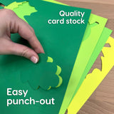 Spring season crafts with paper leaves—create art and craft projects using leaf cutouts for springtime decorations and DIY activities.