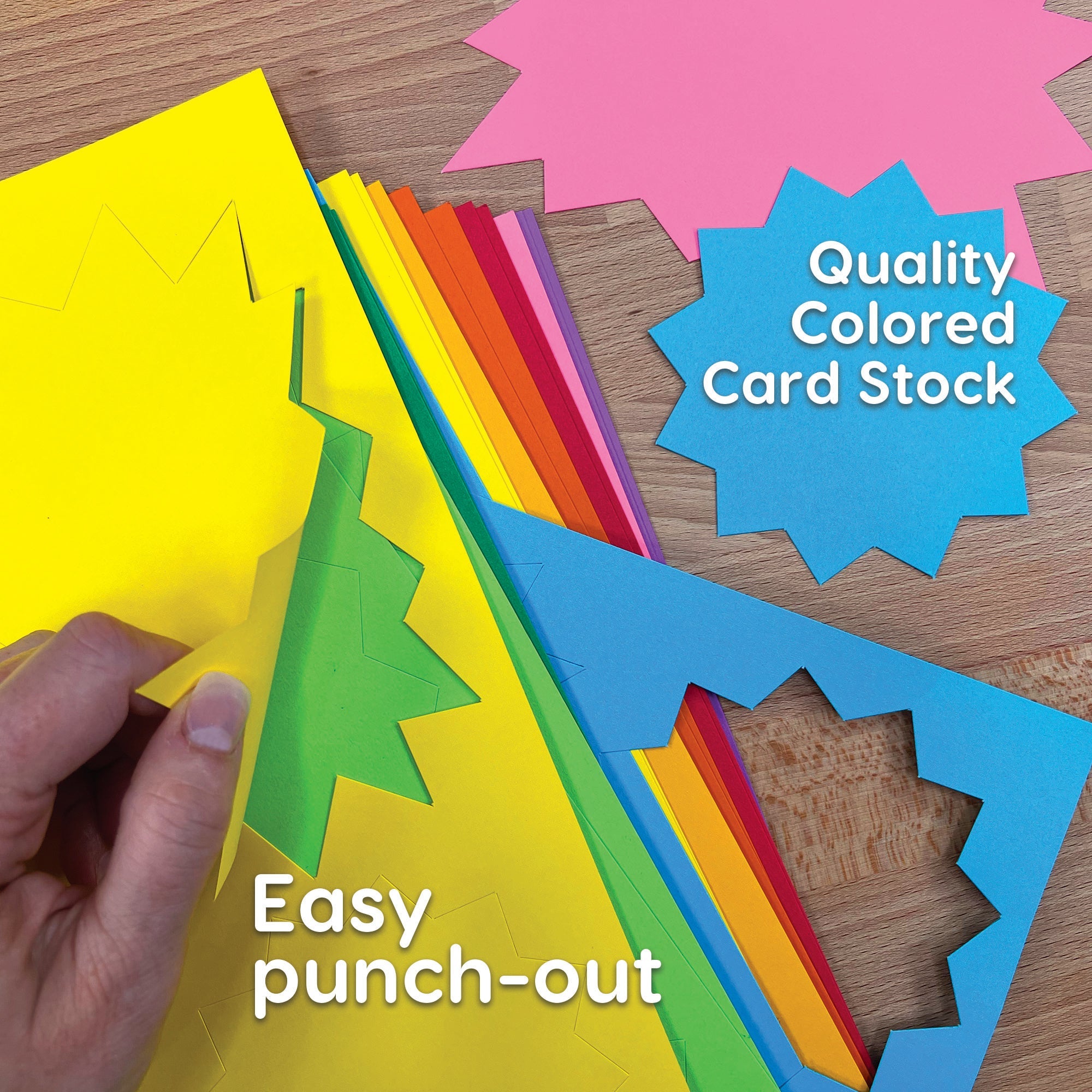 Design your own yard sale signs using FreshCut's starburst sign cutouts—perfect for any retail sale event.