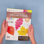 DIY fall crafts—decorate for fall with paper leaf cutouts and create beautiful autumn leaf art.