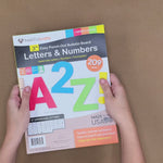 Alphabet letters and numbers in bold capital styles for spelling and educational fun.