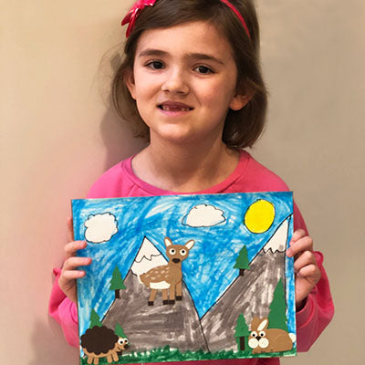 Easy Paint + Paper Crafts! Adding Little Critters to Art Projects