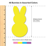 St. Patrick’s Day and Easter crafts—use heart, shamrock, and bunny paper cutouts for spring DIY projects and easy crafts.
