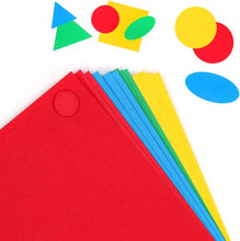 Load image into Gallery viewer, Basic Shapes 1 Primary Colors – Circles, Triangles, Squares, Ovals
