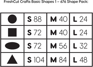 Basic Shapes 1 Neon Colors – Circles, Triangles, Squares, Ovals