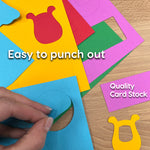 Holiday craft kit to create a beautiful paper angel—fun and mess-free!