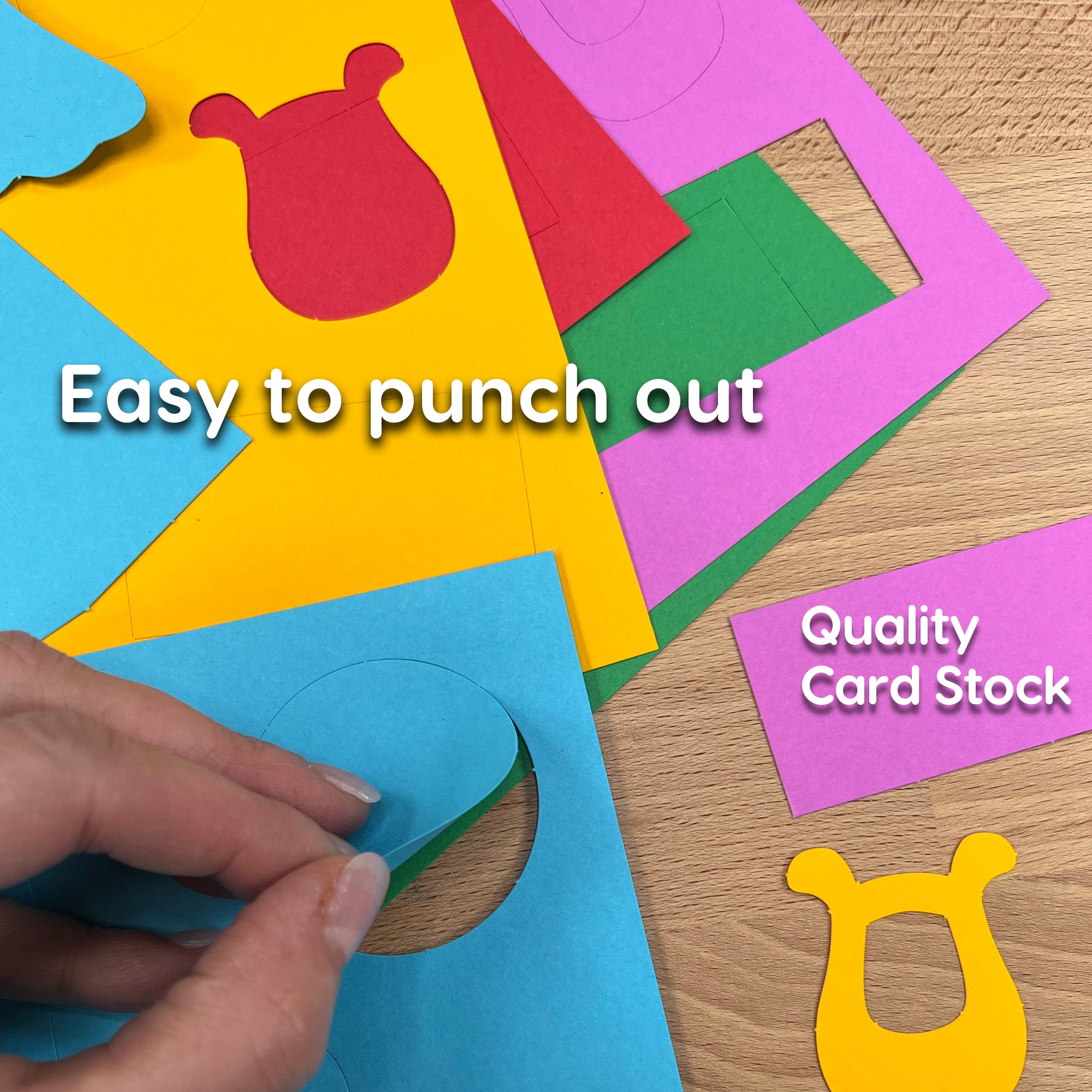 Holiday craft kit to create a beautiful paper angel—fun and mess-free!