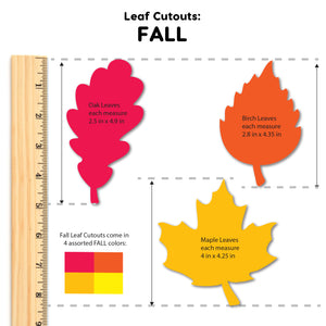 Fall Leaf Paper Cutouts with IDEA Guide