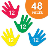 Create unique handprint crafts with paper handprint cutouts—ideal for creative and fun DIY projects.