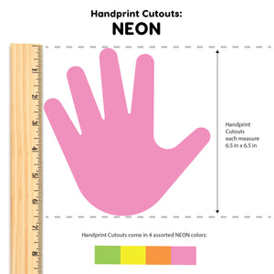 Handprint NEON Cutouts with IDEA GUIDE