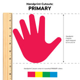 Handprint paper cutouts for creative handprint crafts—perfect for DIY projects and fun handprint activities.