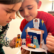 Load image into Gallery viewer, Christmas Nativity 3-D Punch-Out Bible Craft
