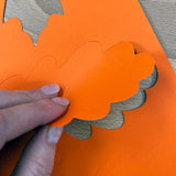 Craft projects with leaves—fall leaf paper cutouts for making autumn leaf decorations and easy DIY fall crafts.