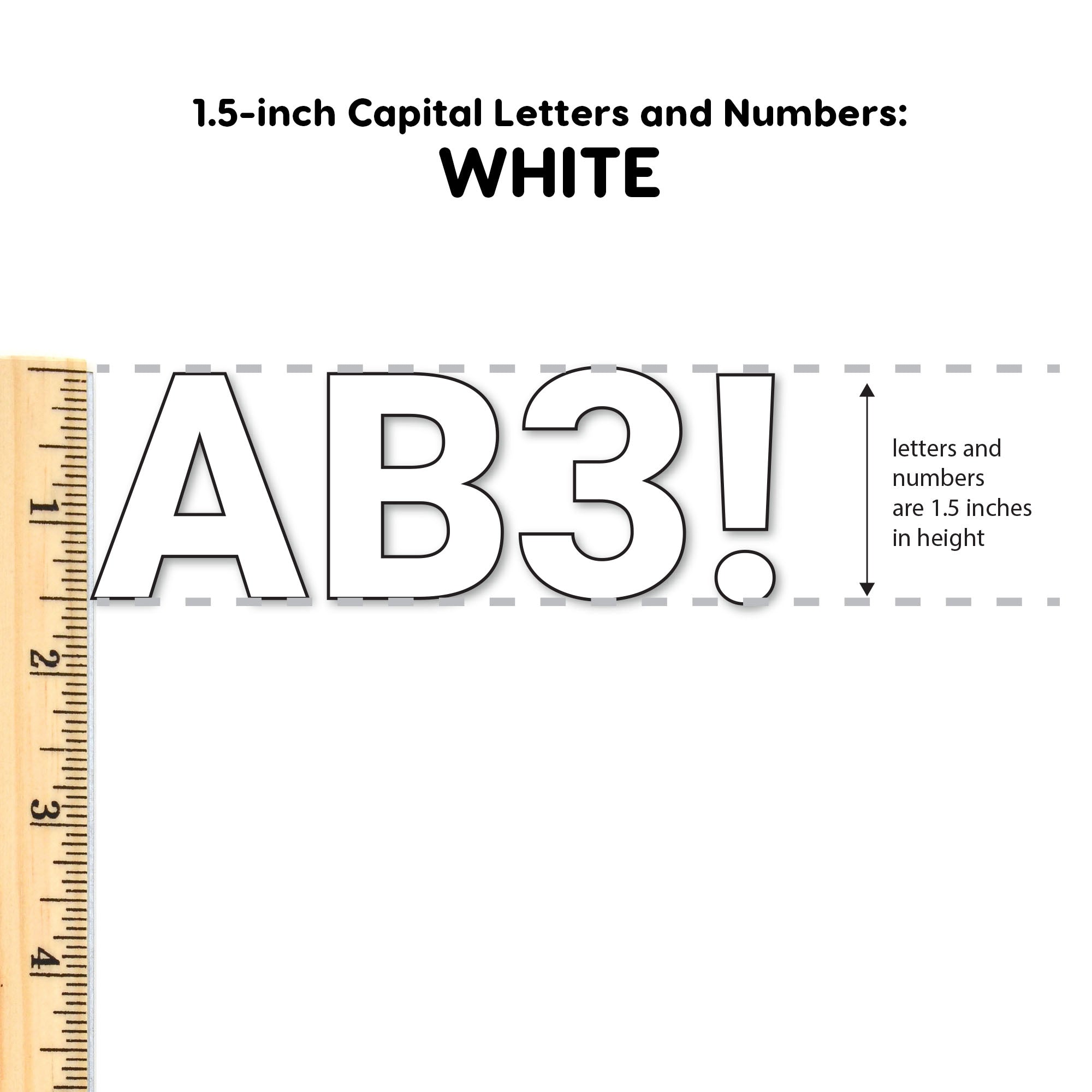 DIY craft set with alphabet and numbers—perfect for classrooms, homeschooling, and kids’ projects.