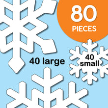 Load image into Gallery viewer, Snowflake Paper Cutouts with IDEA Guide

