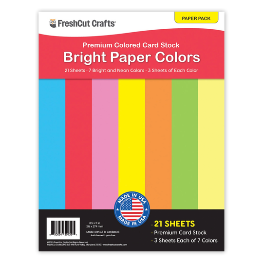 Bright Paper Colors – FreshCut Crafts