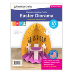 Easter diorama craft kit—create a fun and engaging Easter diorama with Bible-themed figures and scenes.