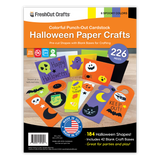 Halloween shapes cutouts for DIY crafts—create fun Halloween paper projects and spooky decorations.