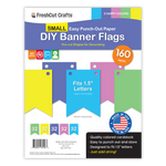 Create personalized birthday decorations with FreshCut's small DIY banner flags—perfect for party crafts and DIY banner projects.