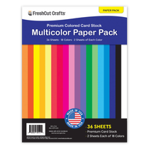 FreshCut Paper packs with vibrant colored cardstock—perfect for paper crafts and DIY projects.