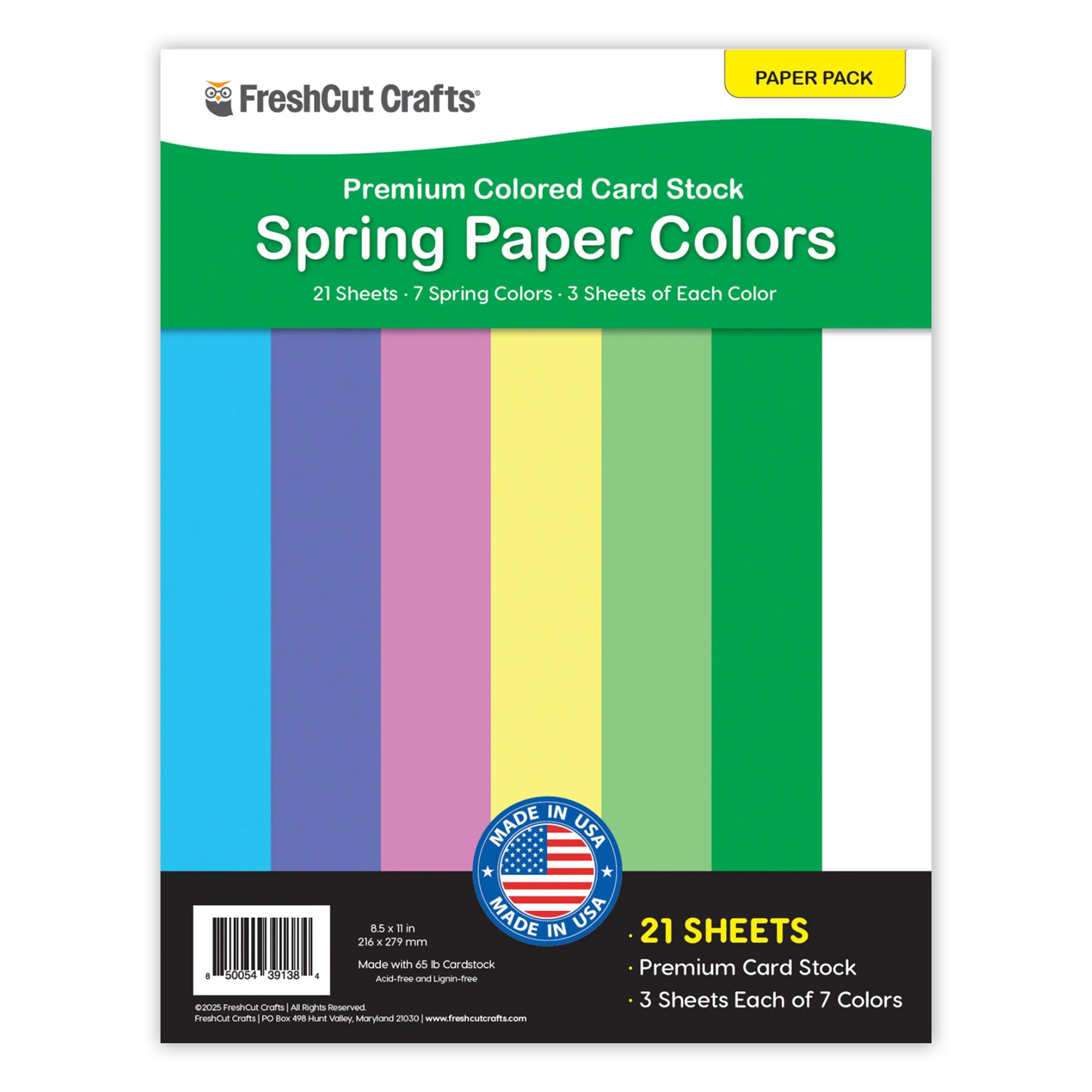 Spring Printer Paper Spring Paper Colors – FreshCut Crafts