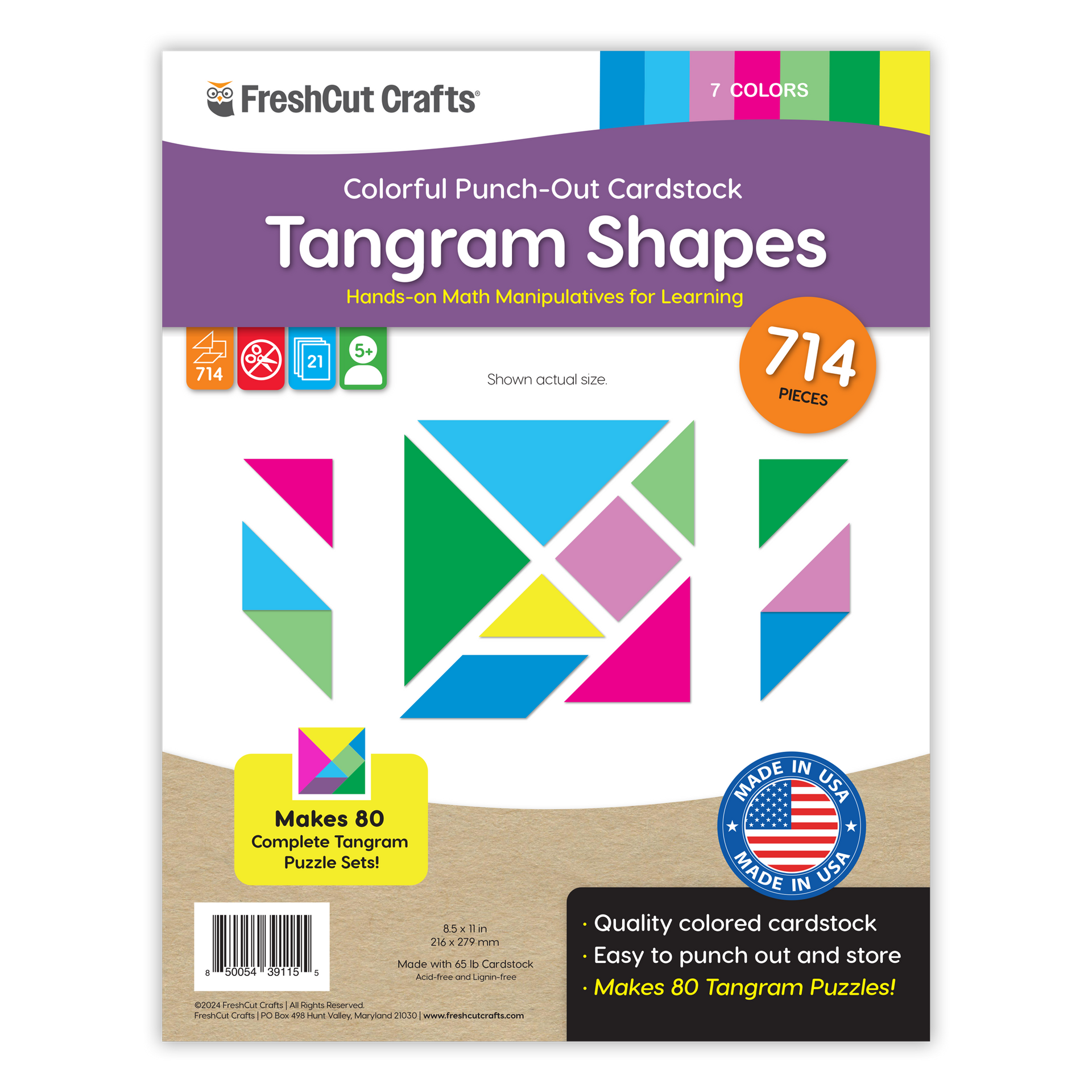 Tangram Shapes – FreshCut Crafts