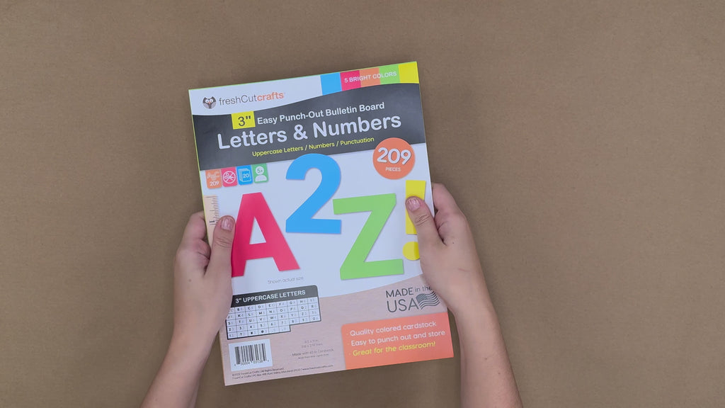 Alphabet letters and numbers in bold capital styles for spelling and educational fun.